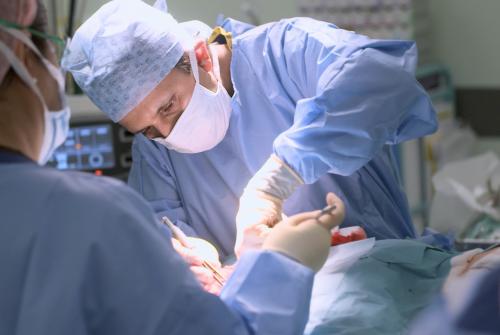 Surgeons operating at GOSH